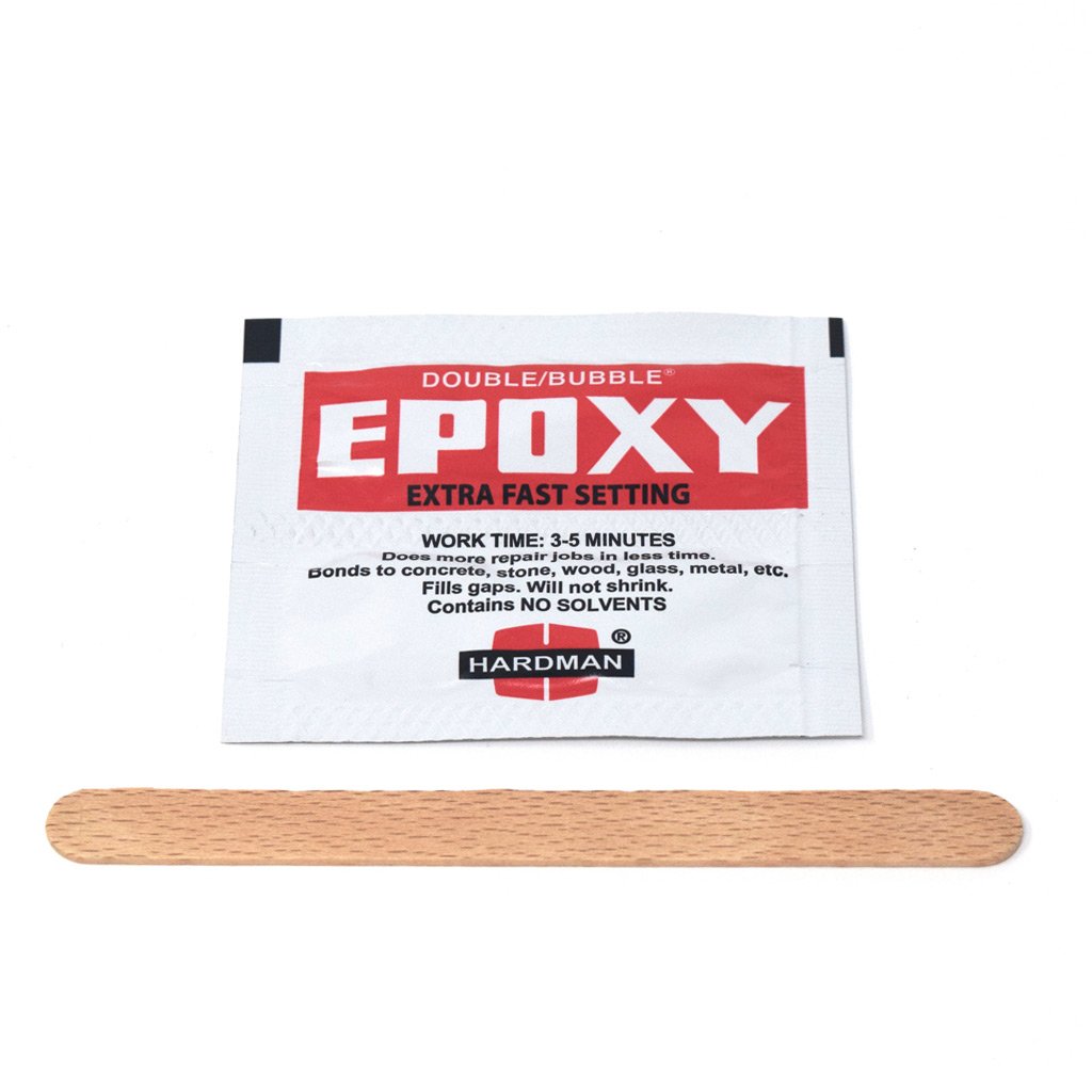Double-Bubble Single Use Epoxy Pack+ Stir Stick