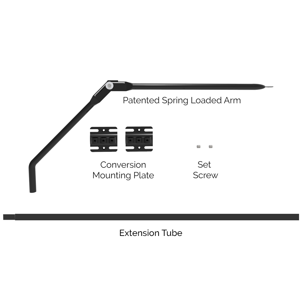 Single Arm Add on Assembly to Shorter Fence Conversion System