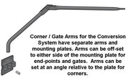 Single Existing Fence Conversion Arm Assembly