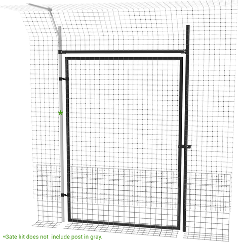 Heavy Duty Frame Gate for Freestanding Cat Fence System