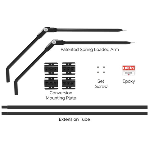 2-Pack Arm Add on to Conversion Fence System for Shorter Fences